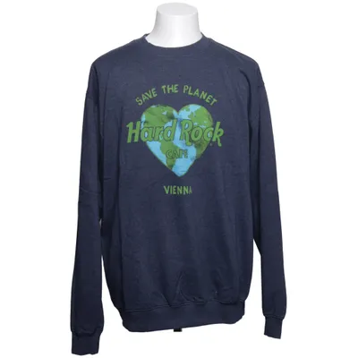 Sweatshirt (Bleu) de Hard Rock Coton, Polyester recyclé