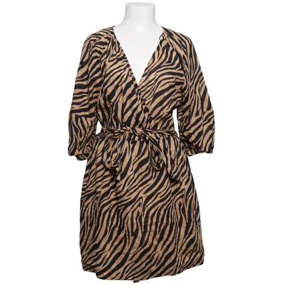 Dress (Black, Beige) from Mango Cotton