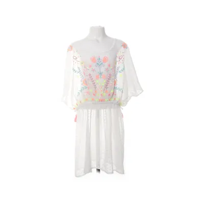 Strandklänning (Vit, Flerfärgad) från Primark Polyester