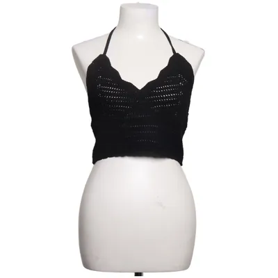 Halterneck top (Sort) fra Lindex Linned, Polyamid, Viscose