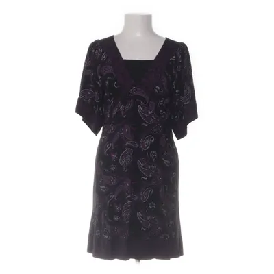 Klänning (Svart, Lila) från Ecoline Polyester, Elastan