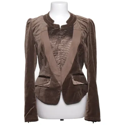 Blazer (Brown) from Steps Cotton, Elastane, Polyester, Viscose