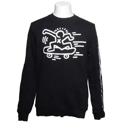 Sweatshirt (Sort, Hvid) fra Keith Haring Bomuld