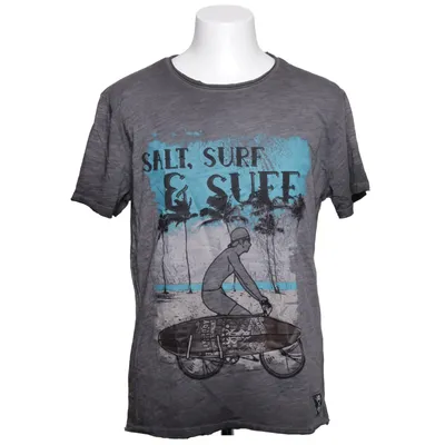 T-shirt (Grau, Blau, Schwarz) von HangOwear Baumwolle