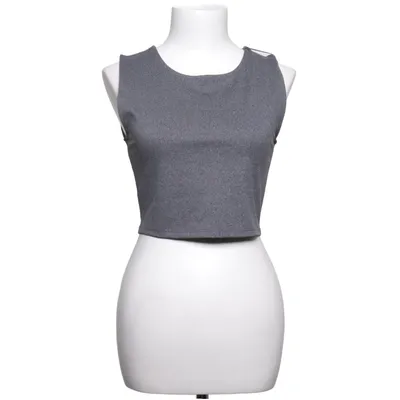 Crop top (Gris) de Yogalicious Élasthane, Polyester