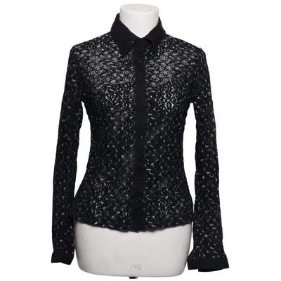 Blouse (Noir) de Anne Fontaine Élasthane, Polyamide, Viscose