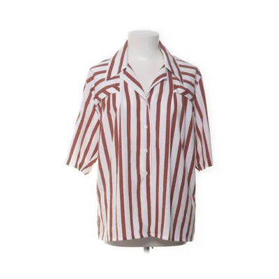 Kortärmad skjorta (Vit, Brun) från Nordiska Kompaniet Polyester