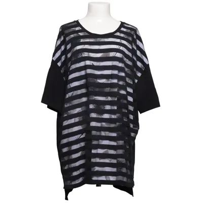Tunique (Noir, Blanc) de Marina Rinaldi Coton, Polyester