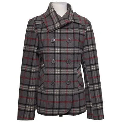 Caban (Chilli Check) de Bik Bok Polyester, Viscose, Laine