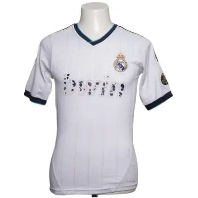 Fodboldtrøje (Hvid, Blå) fra Real Madrid Polyester