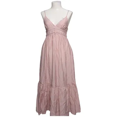Robe longue (Rose) de Lumina Coton, Lin, Polyamide