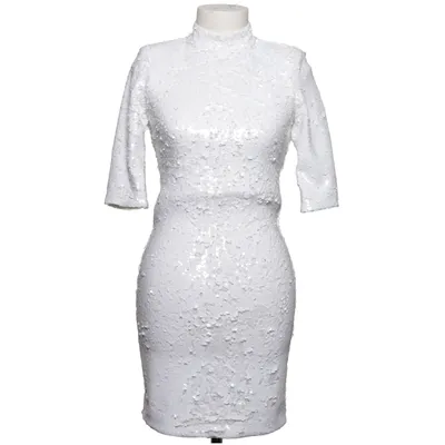 Robe de cocktail (Blanc) de Alice + Olivia Élasthane, Polyester