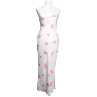 Klänning (Vit, Rosa) från Adoore Polyester