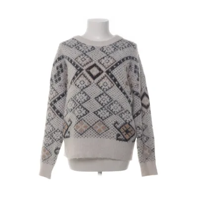 Tröja (Vit, Flerfärgad) från Desigual Polyamid, Ull, Polyester, Viskos, Akryl