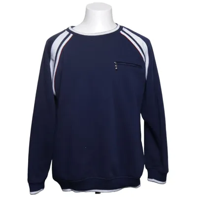 Collegetröja (Blå, Vit, Röd) från THK-Royal Elastan, Polyester, Viskos