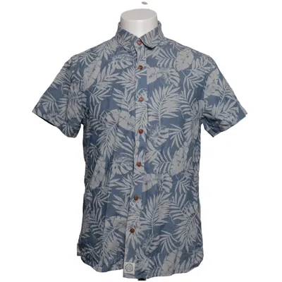 Short sleeve shirt (Blue, Gray) from Denim by Hampton Republic 27 Cotton