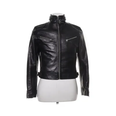 Läderjacka (Svart) från CCDK Acetat, Skinn