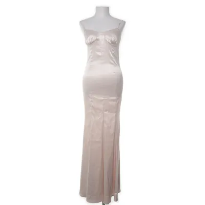 Långklänning (Beige) från NA-KD Elastan, Polyester