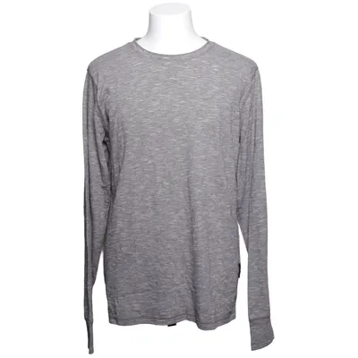 T-shirt à manches longues (Gris) de Vailent Pure Coton, Polyester