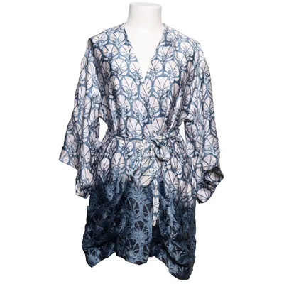 Morgonrock (Blå, Flerfärgad) från Serenity by Indiska Kupro