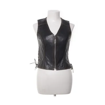 Läderväst (Svart) från Rocky Girls Casual Wear Skinn, Polyester