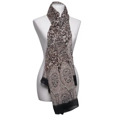 Sjaaltje (Beige, Zwart, Bruin) van International Polyester