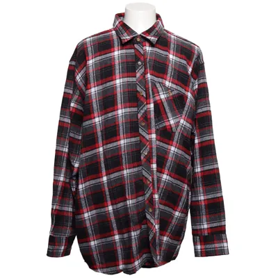 Flannel shirt (Red, Black, White) from Haleman Cotton, Polyester