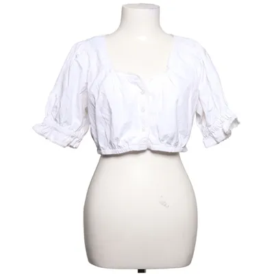 Dirndlbluse (Hvid) fra Clarina Collection Bomuld, Polyester