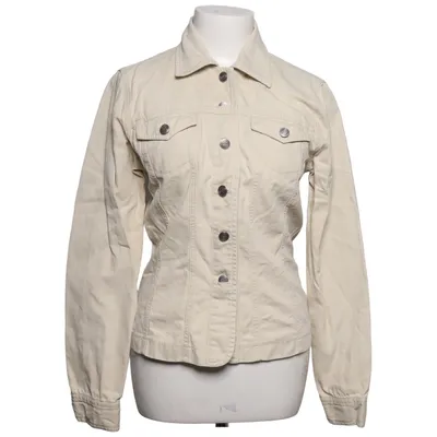 Denim jacket (Beige) from Somewhere Cotton
