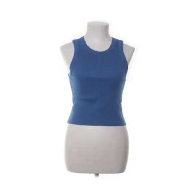 Tank Top (Blue) from Urban Outfitters Cotton, Elastane