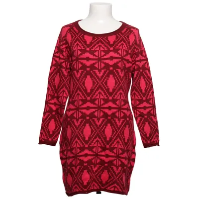 Dress (Red, Brown) from Lindex Acrylic, Angora, Polyamide, Viscose, Wool