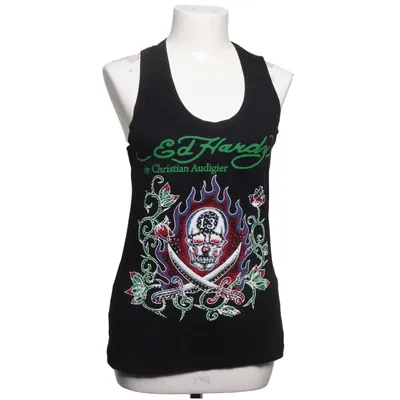 Top (Black, Multicolored) from Ed Hardy by Christian Audigier Cotton, Elastane