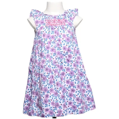 Dress (White, Purple, Blue) from Sergent Major Cotton