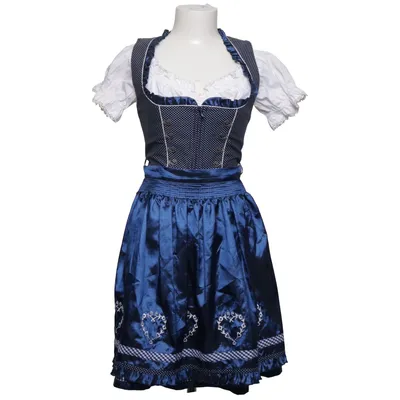 Dirndl (Blå, Hvid) fra Krüger Madl Bomuld, Polyester
