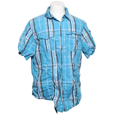 Chemise à manches courtes (Bleu, Blanc, Noir) de Southern Menswear Coton