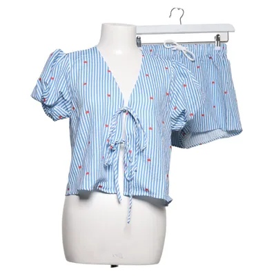 Set (Blå, Vit, Röd) från Shein Elastan, Polyester