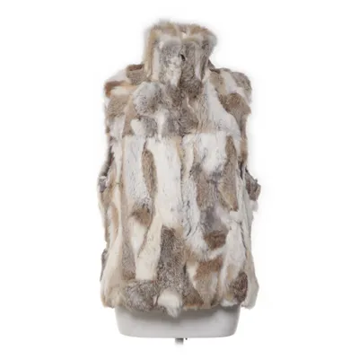 Bont gilet (Wit) van Oakwood Konijnenbont, Polyester