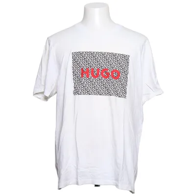 T-shirt (White, Black, Red) from Hugo Cotton, Elastane
