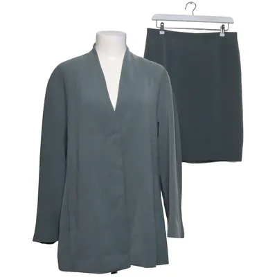 Tailleur jupe (Vert) de Jaeger Acétate, Polyester