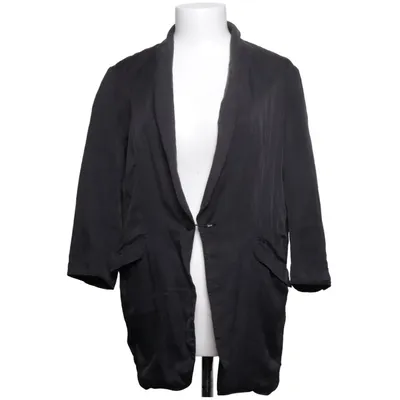 Blazer (Sort) fra Acne Studios Bomuld, Silke, Viscose