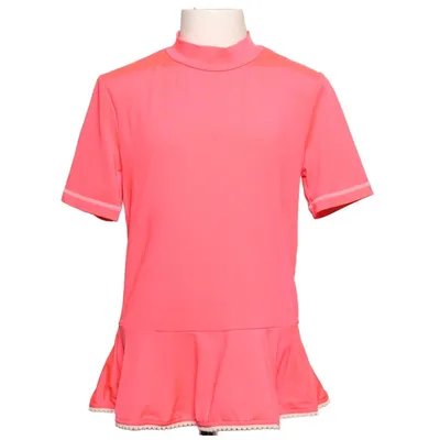 Peplum top (Roze) van Cat & Jack Elastaan, Gerecycled polyester