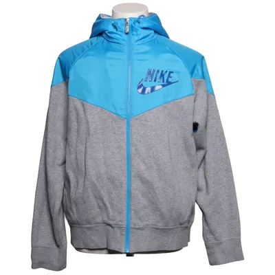 Sweat à capuche (Bleu, Gris) de Nike Sportswear Coton, Polyester