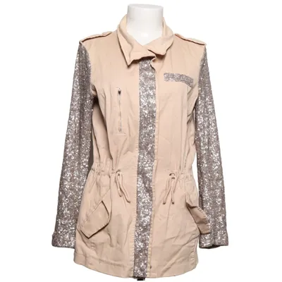 Parka (Beige, Multicolored) from Kosmika Cotton, Elastane, Polyester