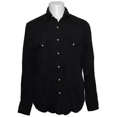 Denim shirt (Black) from Sneum Tencel