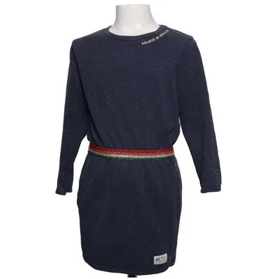 Jurk (Blauw, Meerkleurig) van American Outfitters Katoen, Metallvezel
