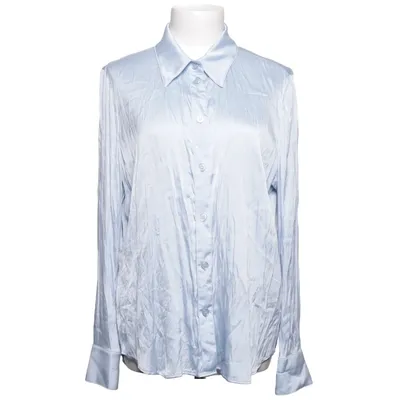Bluse (Blau) von Lene Sand Elasthan, Seide, Viskose