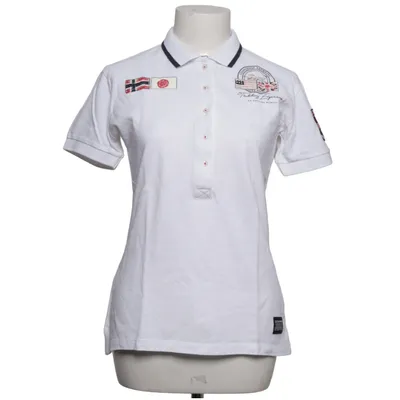 Poloshirt (Wit) van Geographical Norway Katoen