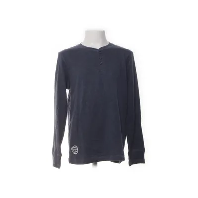 Henley shirt (Blauw) van Kids by Lindex Organisch katoen