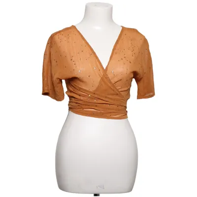 Wrap top (Brown) from Paper Closet Polyester