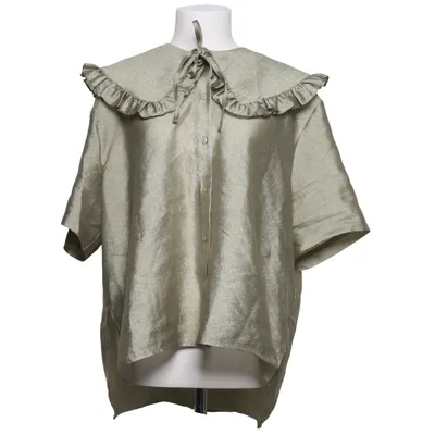 Chemise à manches courtes (Beige) de Norr Polyester recyclé